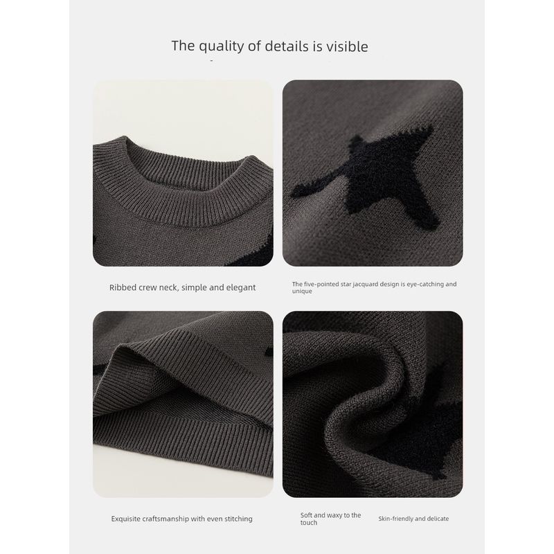 Boys' Sweater 2026 Spring New Style Children's Knitted Top Baby Stylish Clothes Boys' Trendy Spring and Autumn Children's Clothing