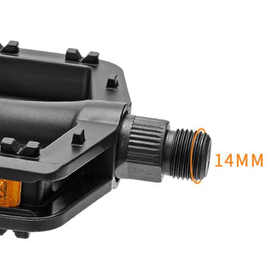 2Pcs Bike Pedal Universal Lightweight Left Right Mountain Road Folding Bicycle Flat Pedal Platform Bike Replacement Accessories