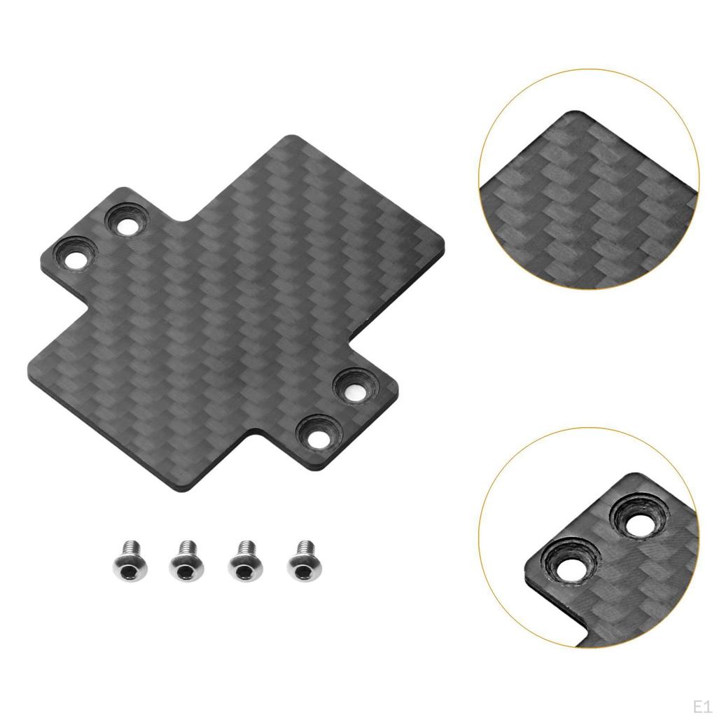 RC Car ESC Mounting Fixing Plate, Electronics Plate for Max6 XR8Plus Crawler Trucks DIY