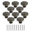 Solid Round Closet Door Knoks Brass Drawer Pull for Warehouse, Glass Door& Garden Door
