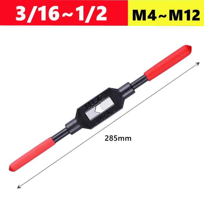 1 шт. Американский ручной вороток для метчиков 1/16, 1/8, 1/4, 1/2, 3/4, 1 "-5/16, ручной вороток для нарезания резьбы, аксессуары для метчиков