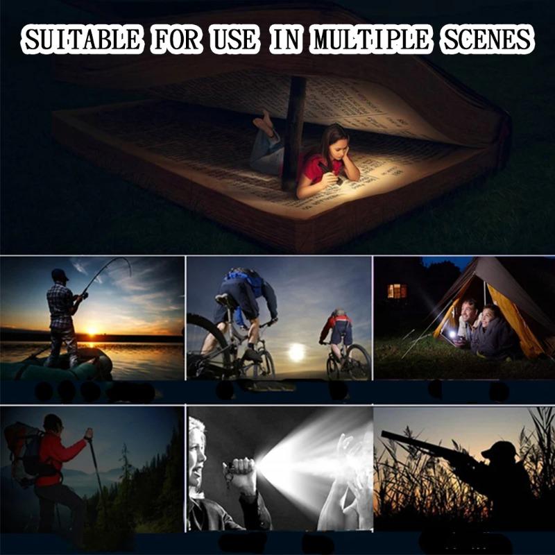 Зум Фонарик Факел Лампион 3 Режима Освещения Кемпинговый Свет Мини Светодиодный Фонарик С Клипсой Портативный Перезаряжаемый Светодиодный Фонарик