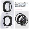 Чехол для ПК + Защитное кольцо Для Samsung galaxy watch 8 classic 46 мм Аксессуары Полый бампер-оболочка Для galaxy watch 8 classic чехол