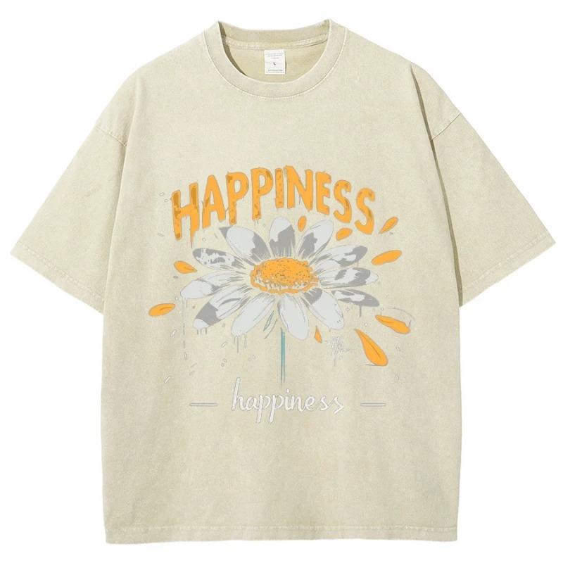 Женская футболка Malibu Beach Washed с принтом букв, хлопковая футболка, удобные топы с круглым вырезом, повседневные оверсайз футболки, женская одежда