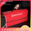 For Renault 2026 New Hub Caps Car Trunk Organizer Storage Bag Soft Felt Foldable Tidying Case For Renault QM6 Clio Koleos Megane