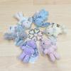 Rabbit Cartoon Plush Keychain Toy Animal Keyring Stuffed Doll For Kids Gift
