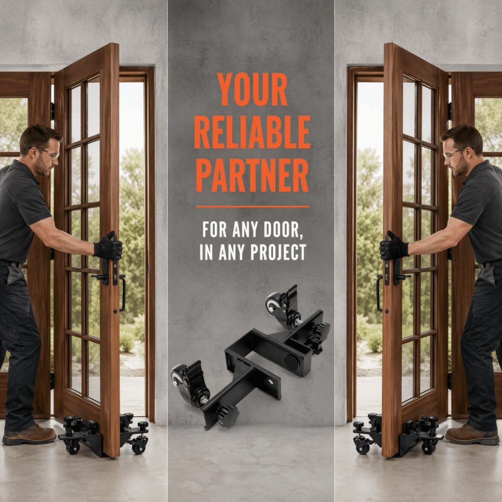 Thickened Panel Moving Cart Steel Door Lifter Tool Stable Door Installation Dolly Workshop
