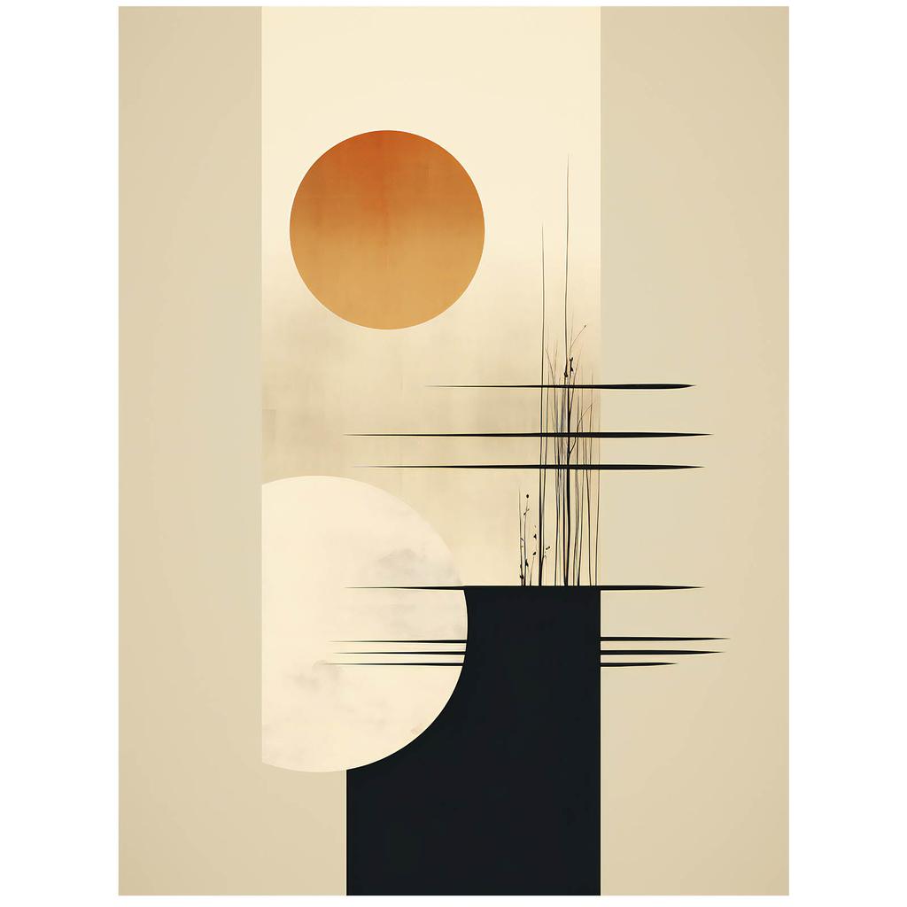 Minimalism and Nature Minimalism and Nature, 50X70 Cm, Unframed, Premium Canvas On Stretcher