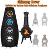 Чехол для уличной чиминеи 210D Водонепроницаемый Защитный рукав Чехол для камина Очага Мешок для обогревателя Нагреватель Печи Мебель Палатка