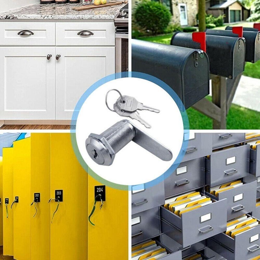 16/20/25/30мм с 2 ключами Дверной замок Мебельная фурнитура Замки для шкафов Новые кулачковые замки