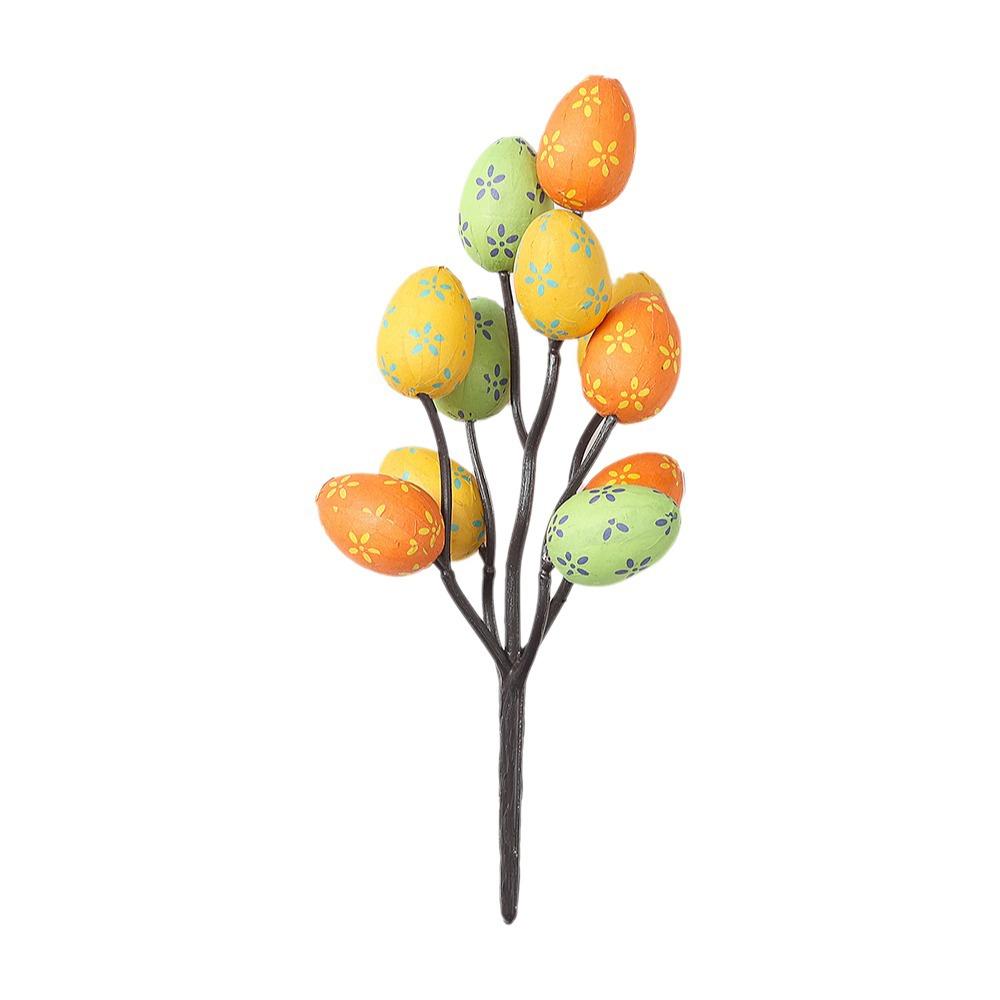Vibrant Colors Easter Foam Eggs Tree Branch DIY Painting Lightweight Artificial Flower Arrangements Decorative
