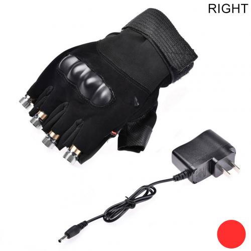 1 шт., мужской и женский светящийся браслет, красная/зеленая лазерная перчатка, светодиодная танцевальная сценическая шоу-программа для диджеев, клубных реквизитов, вечеринок, мероприятий, лазерная перчатка