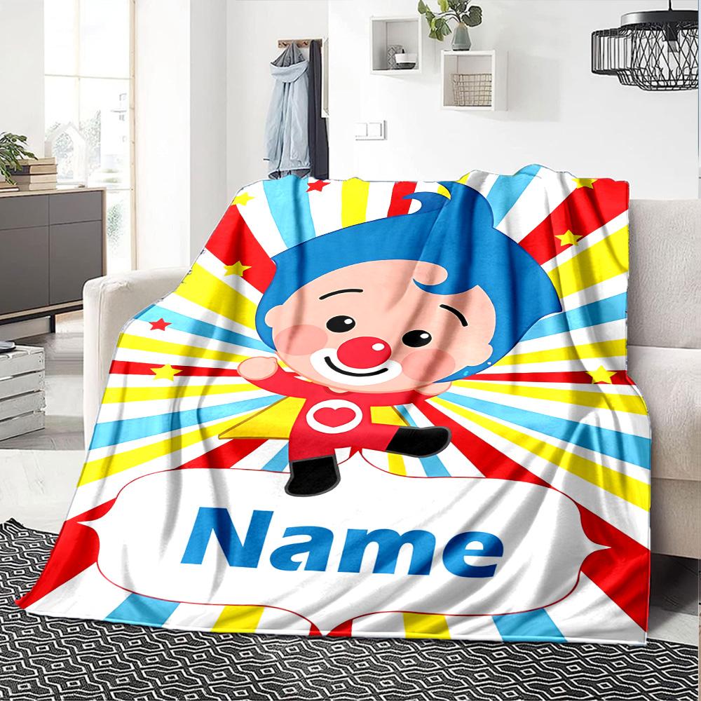 Customizable Flim Flim1 Throw Blanket – Personalized Name, All-Season Cozy Snug Blanket, Machine Washable, Personalized Blanket