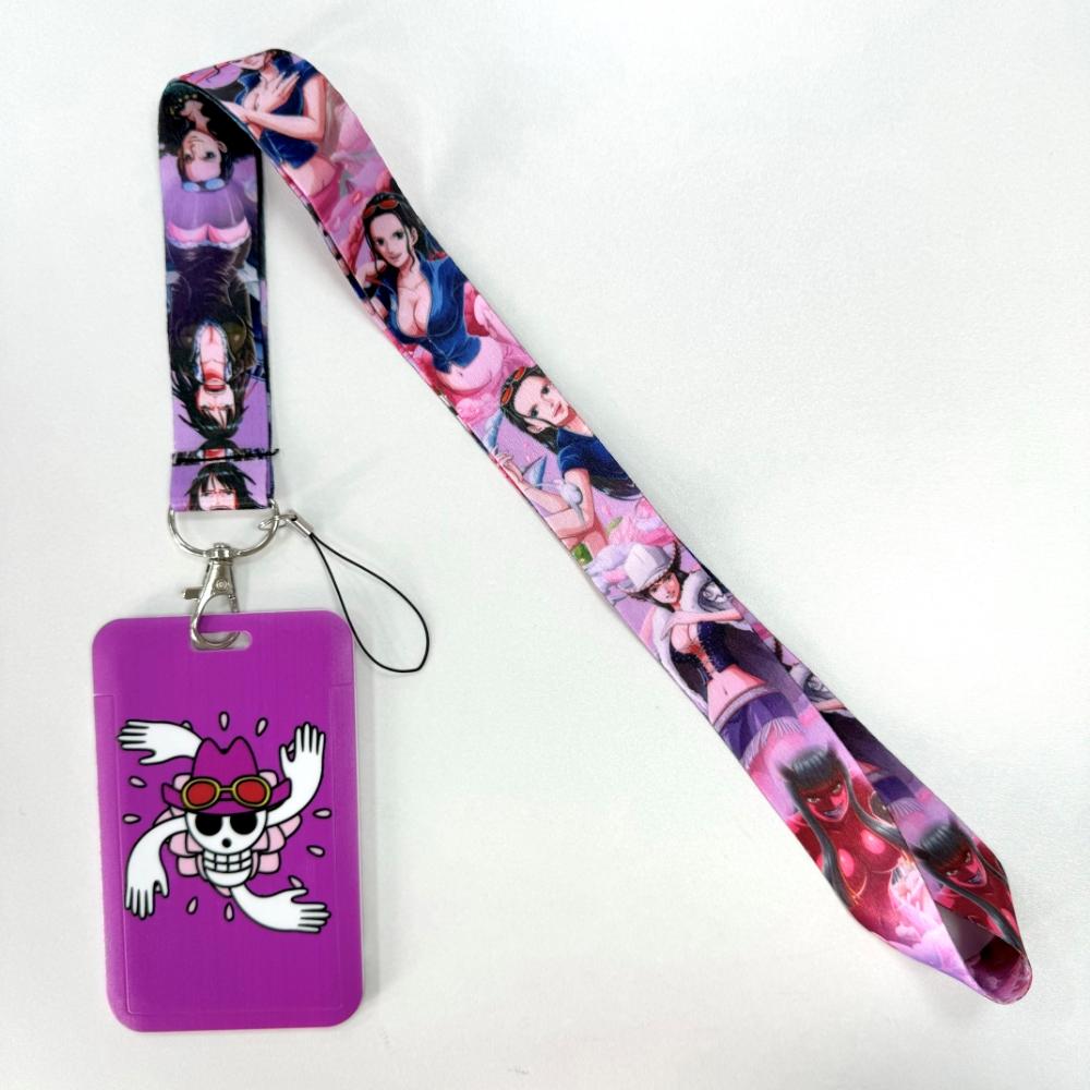 Аниме Мультяшный Держатель для Пропусков Брелоки Шейный Ремешок Для Карты-Пропуска Аниме Держатель для Кредитных Карт Брелоки-Ремешки