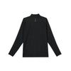 Nike Мужская дышащая футболка-лонгслив Stride HZ Midlayer с воротником-стойкой Черная HV2181-010