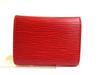 Подлинный кожаный кошелек LOUIS VUITTON Epi Red #a665, восстановленный