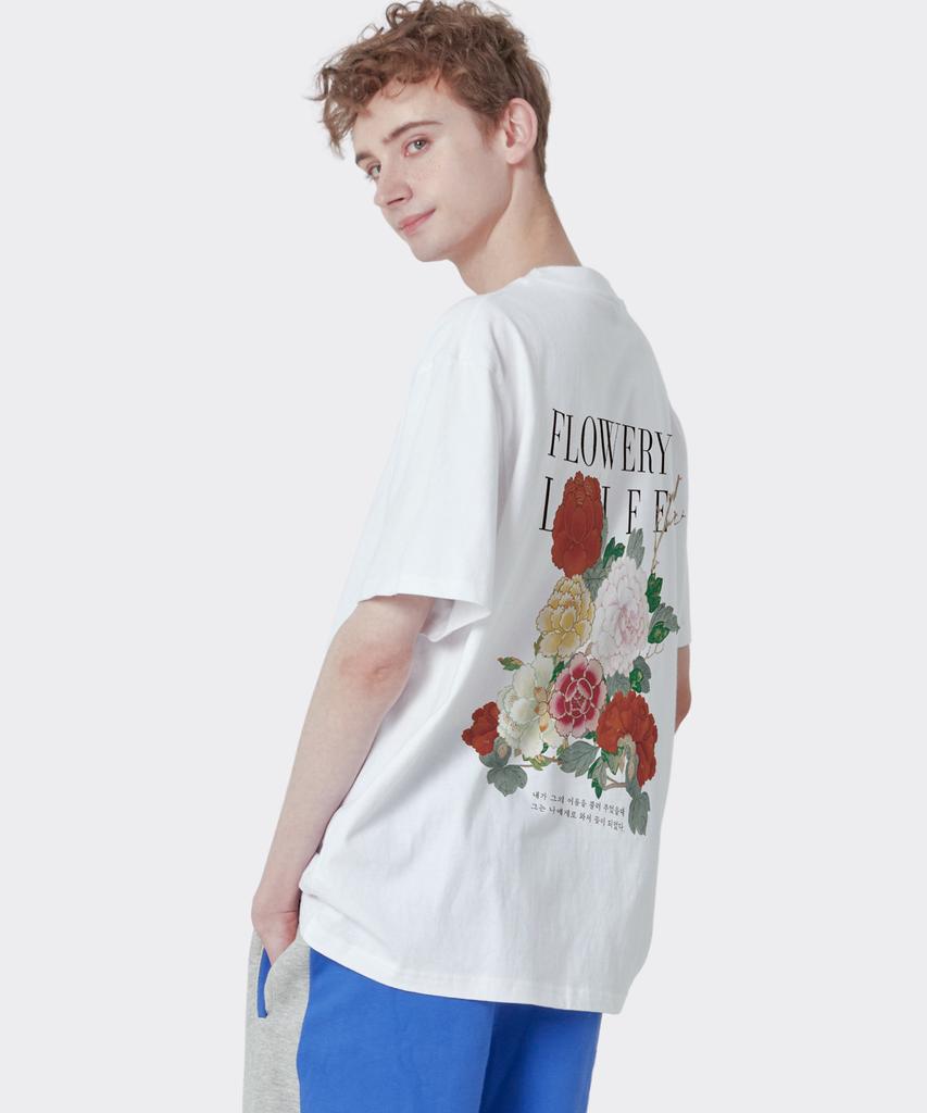 TEENYTIGER Flower-Like Life T-Shirt White