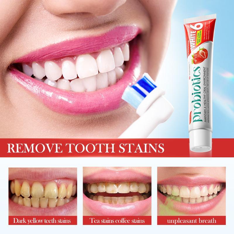 Зубная паста с пробиотиками на основе растений и фруктов SADOER для отбеливания полости рта и защиты десен