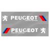 For Peugeot 2pc Car Side Door 3D Sticker Badge Decal Decoration Auto Accessories For Peugeot 206 308 307 208 207 3008 2008 508 4