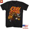 100% Cotton TOPS UNISEX TEES MENS WOMENS Open Deal for Black Fan OZZY OSBOURNE C Bark At The Moon BATM T-shirt