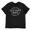 Je Suis Prest Clan Fraser Футболка кастомная винтажная графическая футболка графическая футболка винтажная мужская футболка
