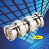 5PCS Portable BNC Male To BNC Male Connector Kit with 50 Ohms Impedance for Wireless Communication