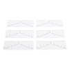 100 Sheets Disposable Eyebrow Ruler Stencils Stickers for Symmetrical Shaping Strong Adhesive Eyebro