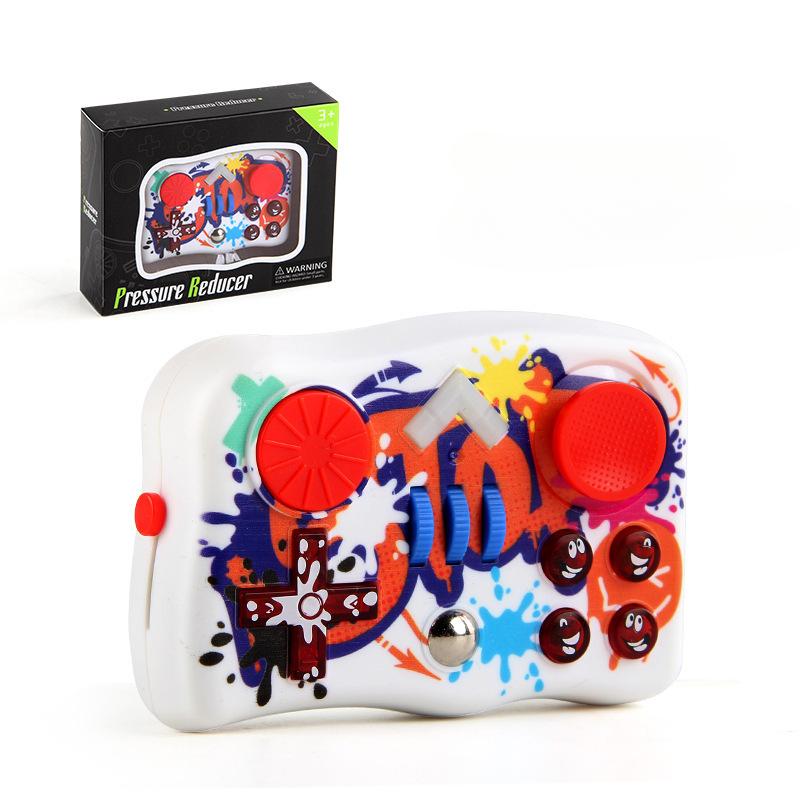 Игрушка-контроллер Fidget Game Cube, игрушки Fidgets для снятия стресса и беспокойства, игровая игрушка Fidgets, расслабляющая ручная игрушка, крутой блок Fidget Block для убийства времени