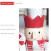 5PCS Vintage Soldier Doll Painted Handcraft Figurine Christmas Nutcracker  Ornament Home