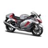 Maisto 1/12 Scale Suzuki 2022 Hayabusa Silver / Diecast Model Car, Motorcycle, Finished Model 21848