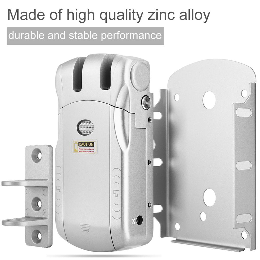 WAFU Wireless Invisible Keyless Electronic Lock Remote Control Touch Locked&Unlock (Type B)