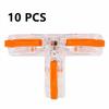 New Universal T-Type Wire Connector Quick Distribution Terminal Transparent Copper Clip Home Main Power Distributor
