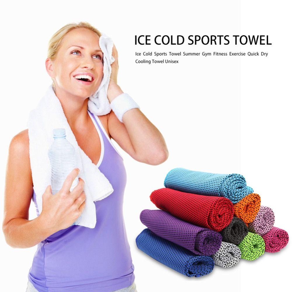 Сжатые уличные принадлежности Chilly Sweat Gym Towels Охлаждающее полотенце Быстросохнущее ледяное полотенце Полотенце для защиты от пота