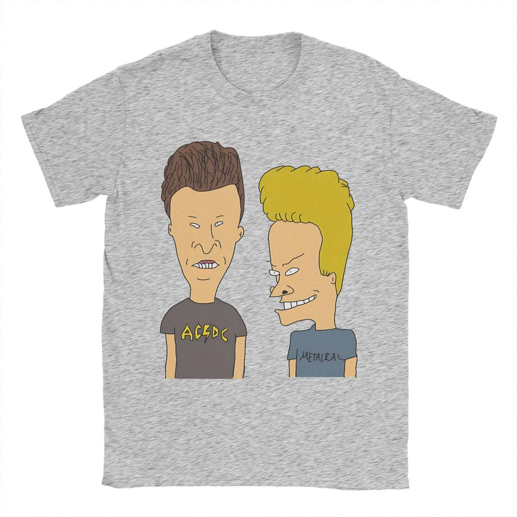 Beavis and Butthead Premium TShirts for Men Women Funny Cotton Tee Shirt O Neck Short Sleeve T Shirt Printed Clothing