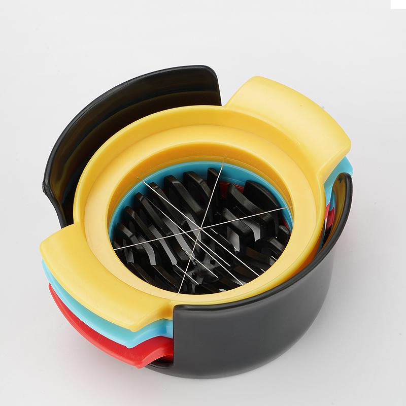 4-in-1 Stainless Steel Egg Slicerfor Hard Boiled Eggs Wire Egg Cutter for Salads, Sandwiches, Charcuterie Boards