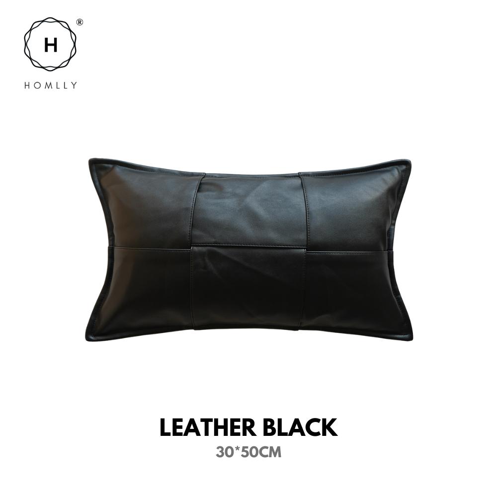 Homlly Noir Monochrome Decorative Pillow Cushion Cover (x2pcs)