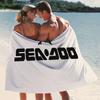 Модная S-Sea D-Doo Полотенце Пляжные полотенца Йога Тренажерный зал Легкое Портативное Для плавания Душа Путешествия Спортивные аксессуары Песозащитное