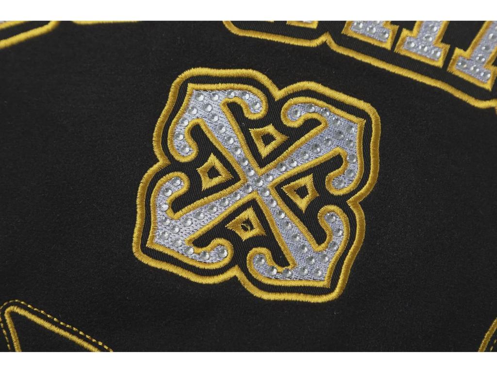 Бейсбольная куртка Hot Diamond Letter 2024 года унисекс – коллекция весна/осень