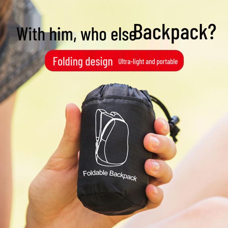 Складной водоотталкивающий туристический рюкзак: Большая вместительная сумка для улицы и школы для мужчин и женщин