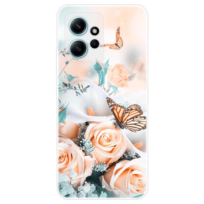 Для Xiaomi Redmi Note 12 Note12 4G чехол Мягкая силиконовая задняя крышка Мультяшный чехол для телефона Разнообразие