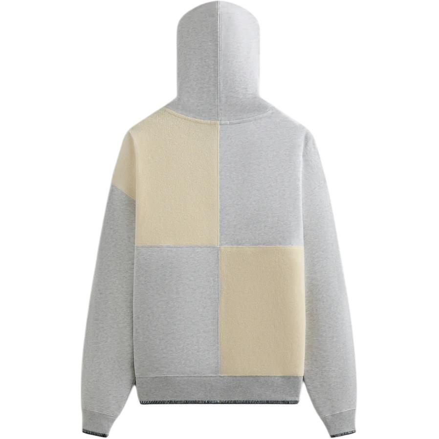 Kith Nelson Crest American Vintage Color Blocked Худи с длинным рукавом Мужские худи Светло-серый KHM032367-002