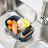 Подвесная корзина для раковины, многофункциональная корзина для слива раковины, полка для хранения, кухонные принадлежности для кухни, ванной комнаты, дома