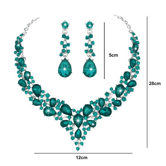 1 компл. серьги-гвоздики со стразами, инкрустированные нарядные блестящие роскошные модные ювелирные аксессуары для невесты