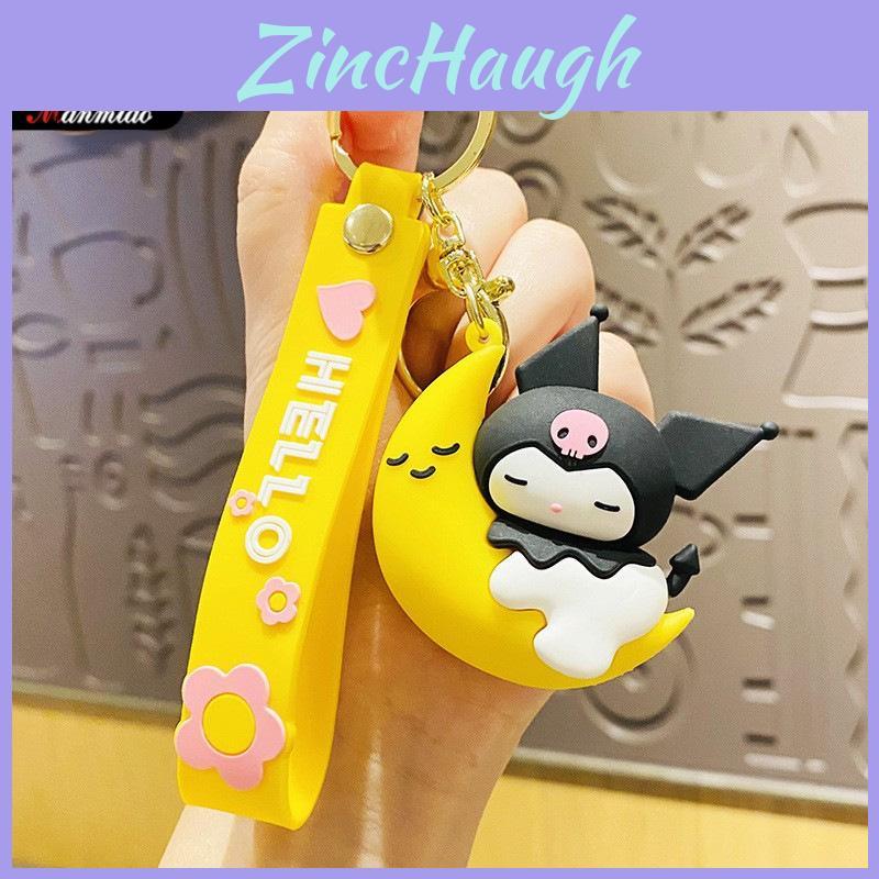 Creative Fruity Sanrio Keychain Adorable Dog Character Silicone Key Holder For Kids And Adults