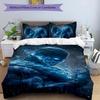 SubZero 3pcs Bedding Set Duvet Cover Closure Includes 1 Duvet Cover & 2 Pillowcases for All Seasons Bedroom Home Dorm Decor