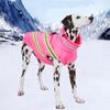 Пальто для собак Водонепроницаемая куртка для домашних животных Зимняя теплая одежда для собак Светоотражающие флисовые пальто для холодной погоды Уличная ветрозащитная одежда для маленьких, средних и больших собак