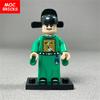 MOC Кубики Чжан Чуньхуа Китайская Династия Мин Императорская Гвардия Троецарствие Фигурка Конструктор Игрушки Куклы Для Детей
