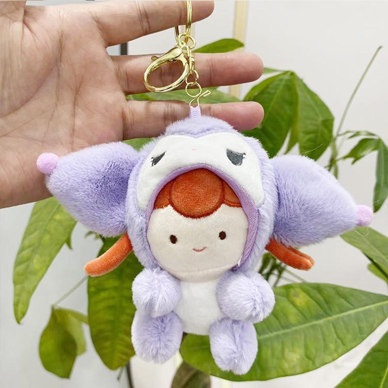 Очаровательная плюшевая кукла Куруми, милый брелок в виде животного и подвеска для сумки для коллекционеров