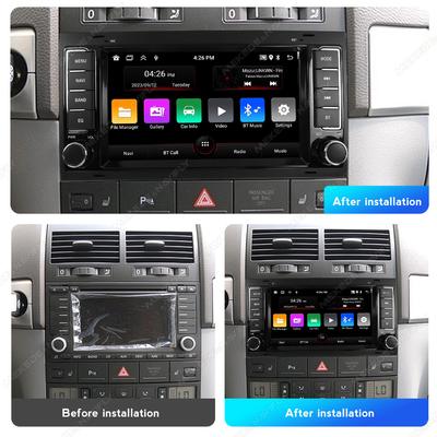 Navifly 7-дюймовый Android Auto Carplay All in one для Volkswagen VW Touareg Multivan T5 Transporte 2004-2011 2 Din Car Radio GPS BT