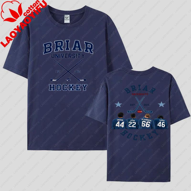 Off Campus Logan 22 TShirts Briar University Hockey Unisex Unisex Y2k Clothing New Style 2 Side Printed Cotton T Shirt Streetwear